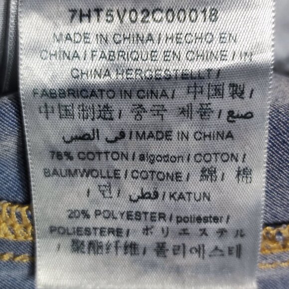 Guess Jeans high-waist skinny Tahiana fit women's size 29 denim blue stretch - Picture 9 of 16